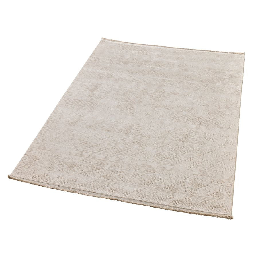Erika Beige Distressed Rug