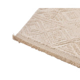 Erika Beige Distressed Runner Rug