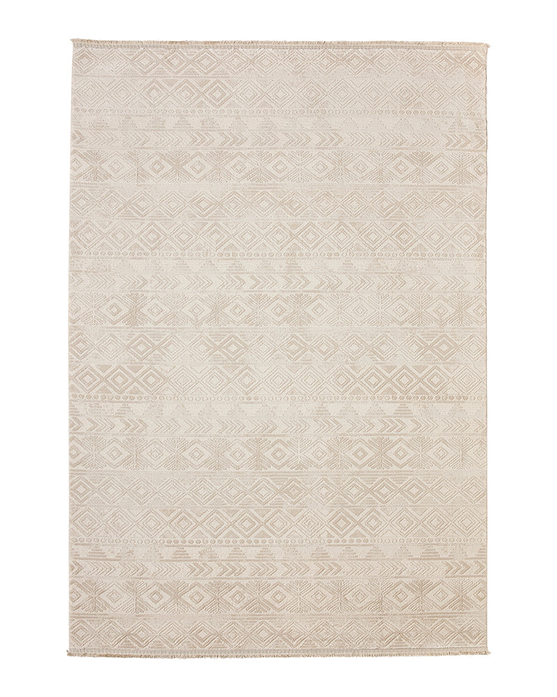 Erika Beige Distressed Rug