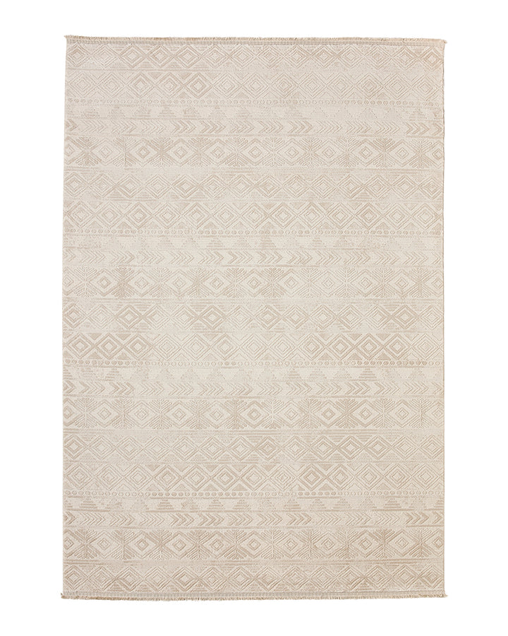 Erika Beige Distressed Rug