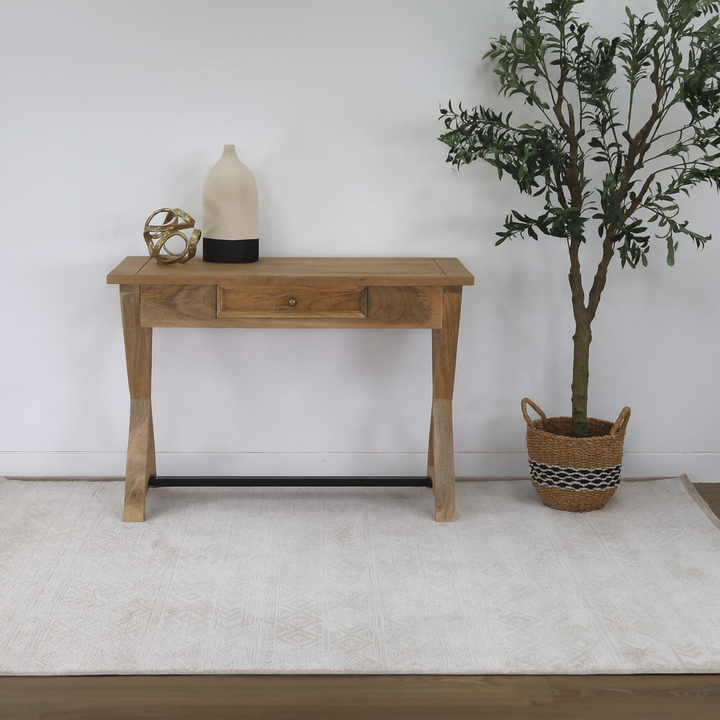Erika Beige Distressed Rug