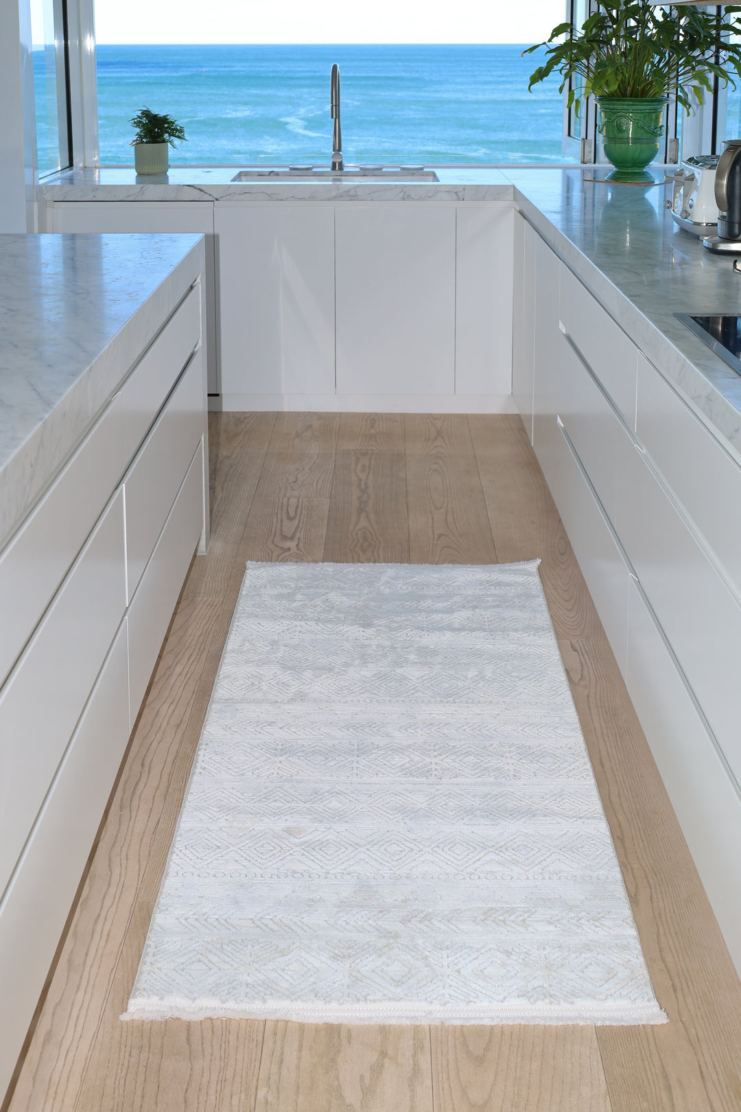 Erika Grey Distressed Rug