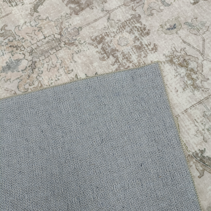 Ersari Multicoloured Distressed Machine Washable Rug