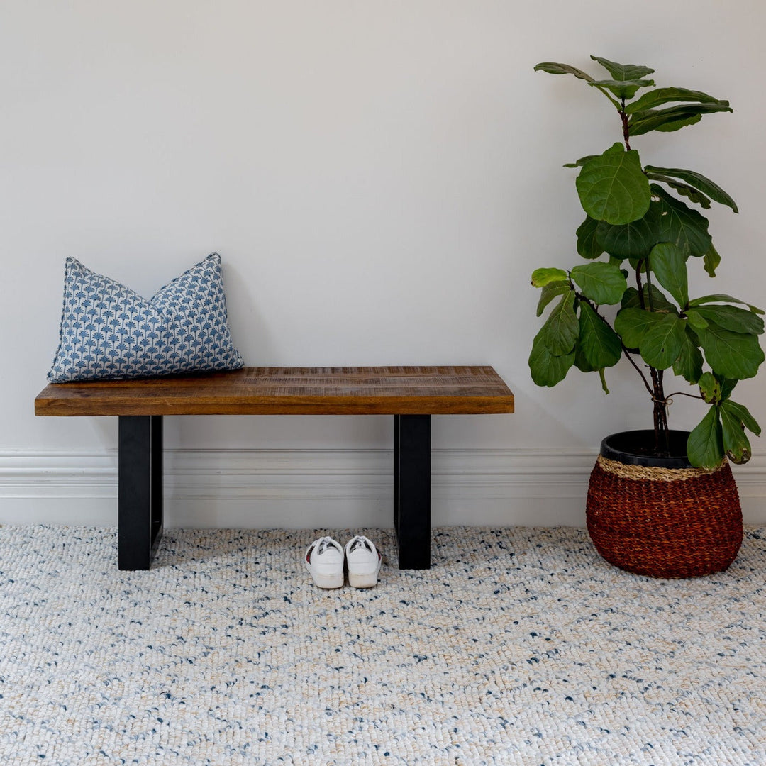 Nova Wooden Seating Entryway 2 Seater Bench - 120 cm - Fab Habitat , Benches, 