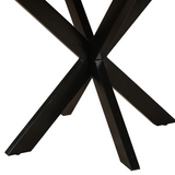 Faye Natural Finish 130cm Round Dining Table - Fab Habitat , Kitchen & Dining Furniture, 