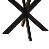 Faye Walnut Finish 130cm Round Dining Table - Fab Habitat , Kitchen & Dining Furniture, 