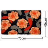 Floral Coir Entry Doormat 45x75cm – Fab Habitat – Buy Online in Australia