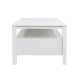 Floriana White 121cm Coffee Table with 2 Drawers - Fab Habitat , Coffee Tables, 