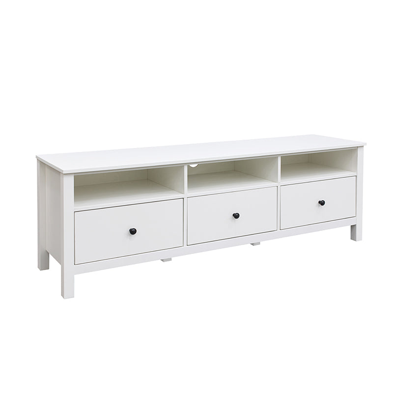 Floriana White 157cm Entertainment TV Unit with 3 Drawers - Fab Habitat , TV Units, 