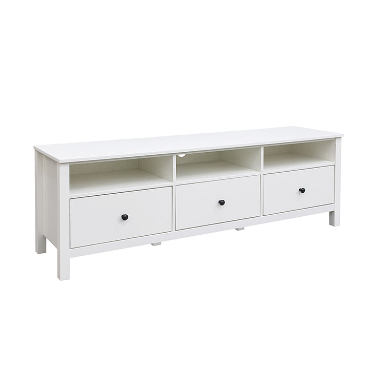 Floriana White 157cm Entertainment TV Unit with 3 Drawers - Fab Habitat , TV Units, [product_size],