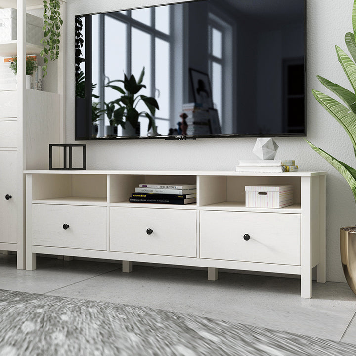 Floriana White 157cm Entertainment TV Unit with 3 Drawers - Fab Habitat , TV Units, [product_size],