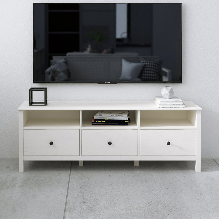 Floriana White 157cm Entertainment TV Unit with 3 Drawers - Fab Habitat , TV Units, [product_size],