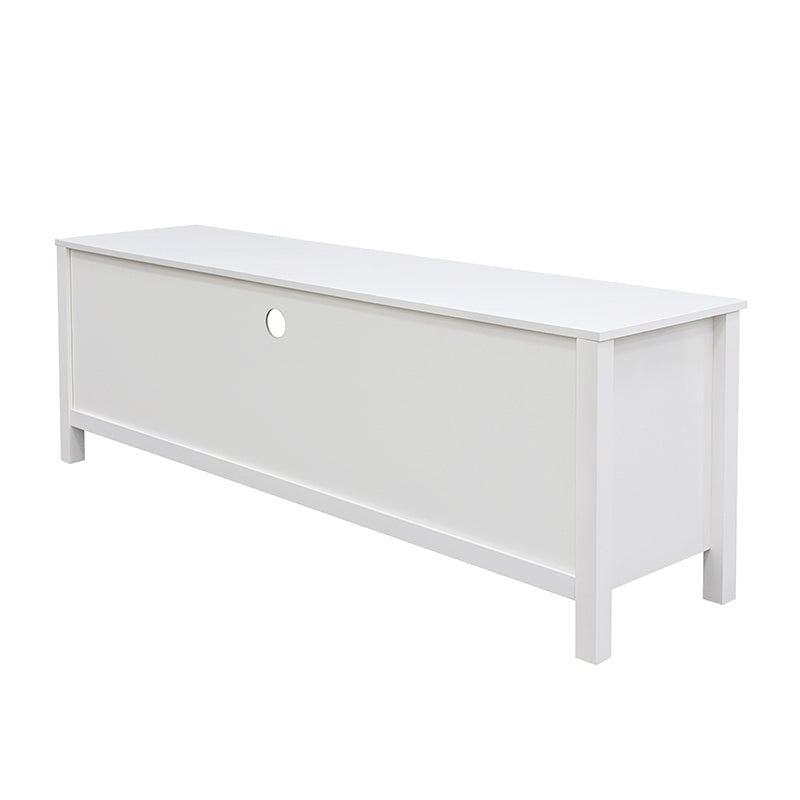 Floriana White 157cm Entertainment TV Unit with 3 Drawers - Fab Habitat , TV Units, 