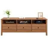 Floriana Walnut 157cm Entertainment TV Unit with 3 Drawers