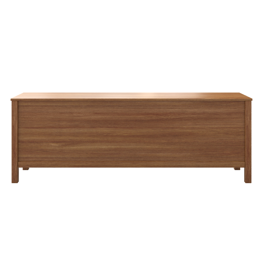 Floriana Walnut 157cm Entertainment TV Unit with 3 Drawers