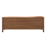 Floriana Walnut 157cm Entertainment TV Unit with 3 Drawers