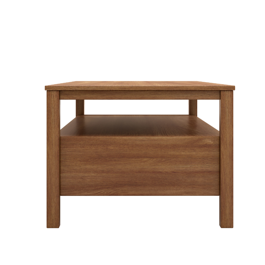 Floriana Walnut 121cm Coffee Table with 2 Drawers