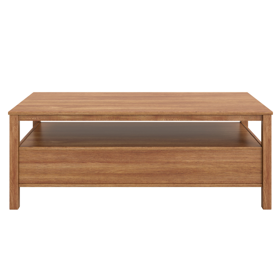 Floriana Walnut 121cm Coffee Table with 2 Drawers