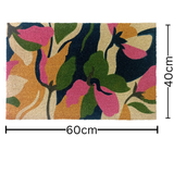 Flower Green rug 40x60cm nature inspired floor mat buy online in Australia