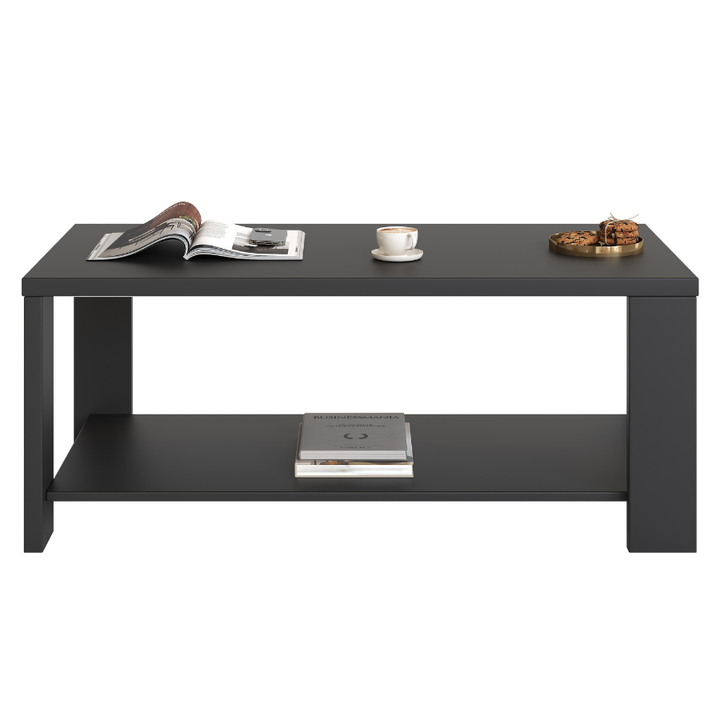 Fontana Black 100cm Coffee Table
