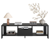 Fontana Black 150cm Entertainment TV Unit