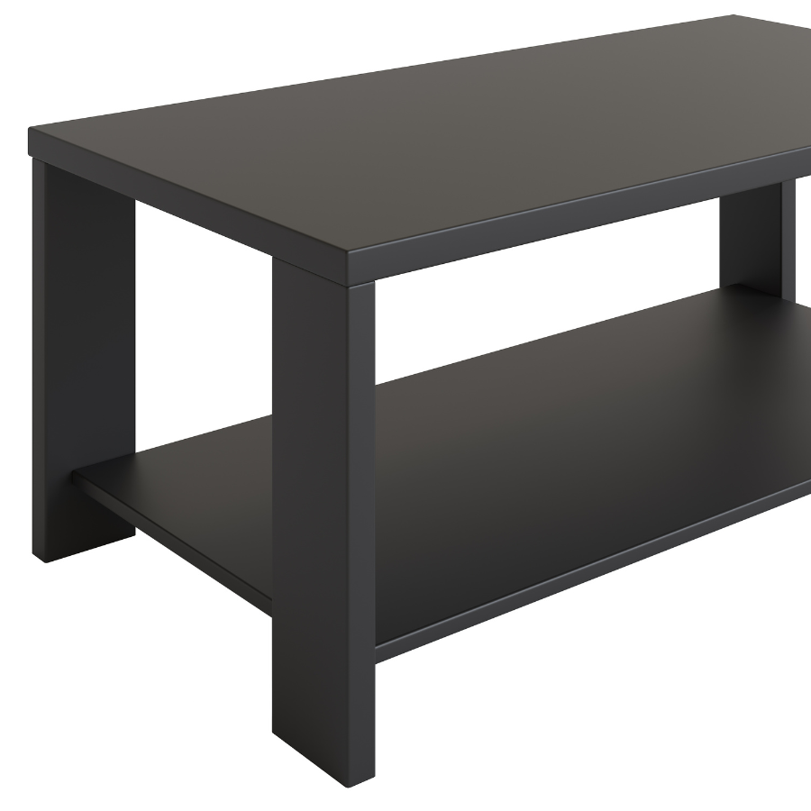 Fontana Black 100cm Coffee Table