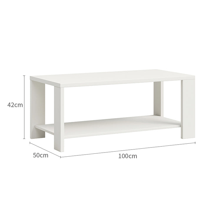 Fontana White 100cm Coffee Table