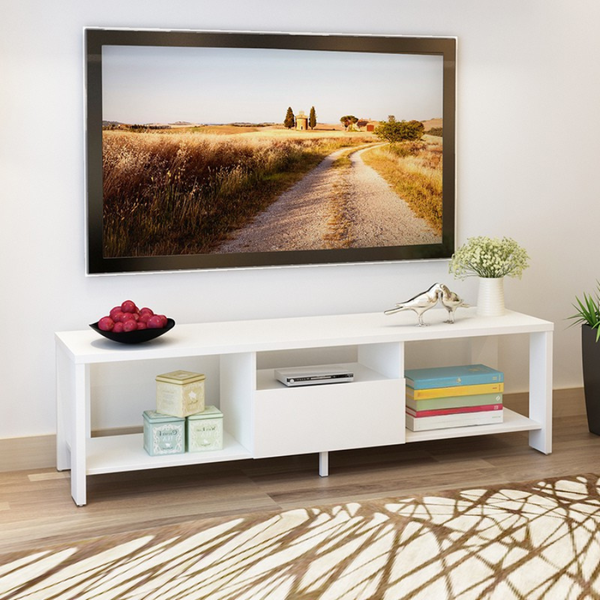 Fontana White 150cm Entertainment TV Unit