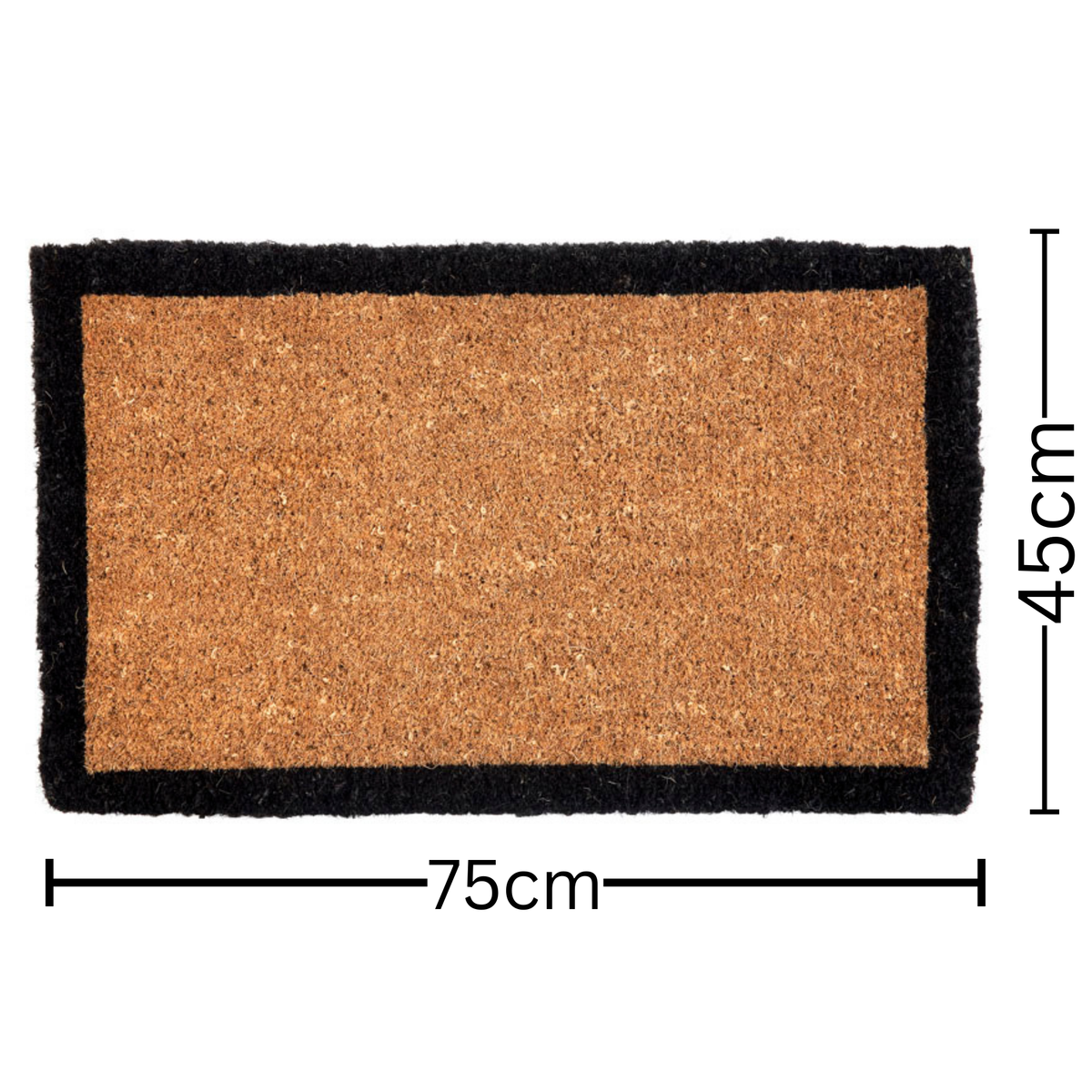 Four Corner Pattern Coir Doormat 45x75cm – Decorative Entry Mat – Buy Designer Doormats Online in Australia
