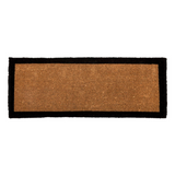 Four Corners Black Border and Natural Long Doormat - Fab Habitat , Doormats, 