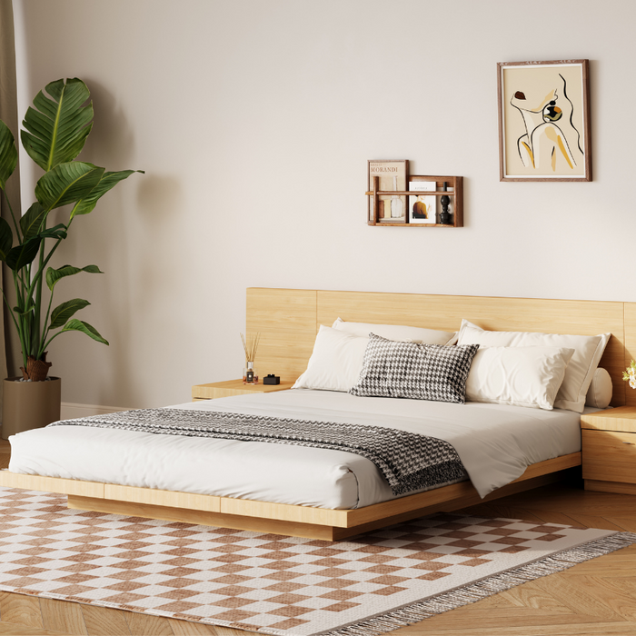 Fuji King Bed Natural