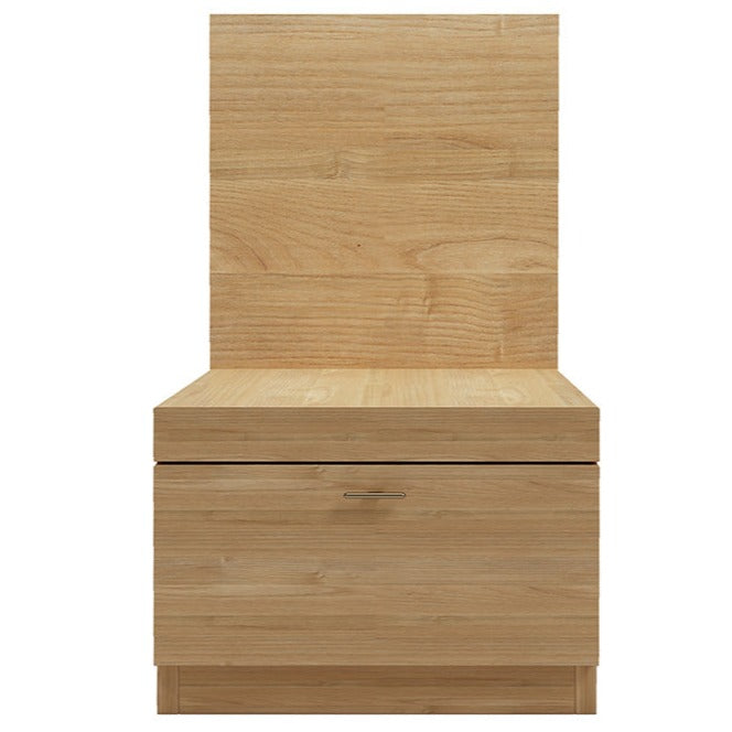 Fuji Natural Bedside Table with 1 Drawer - Fab Habitat , Side Tables, [product_size],
