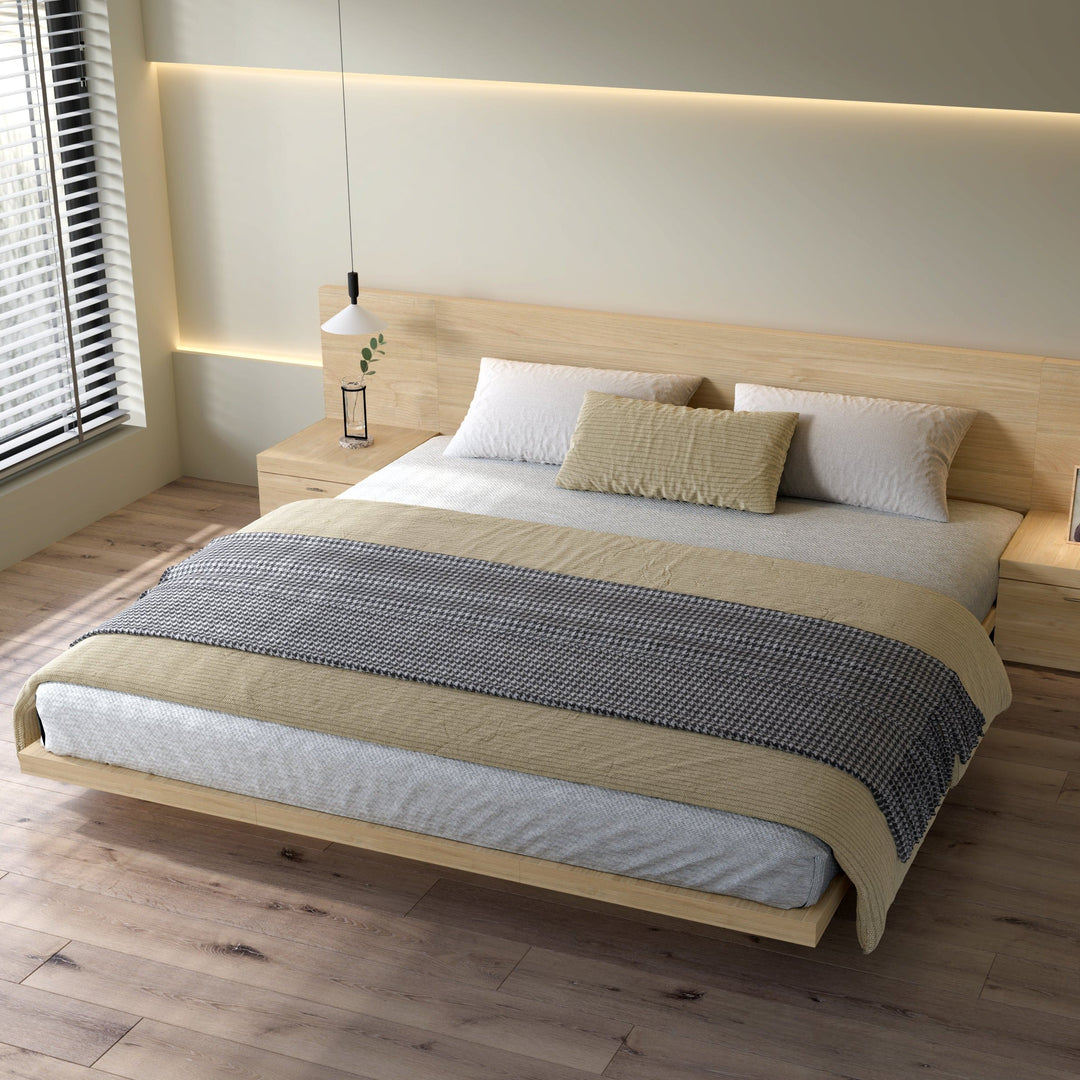 Fuji Natural Queen Bed - Fab Habitat , Beds, 