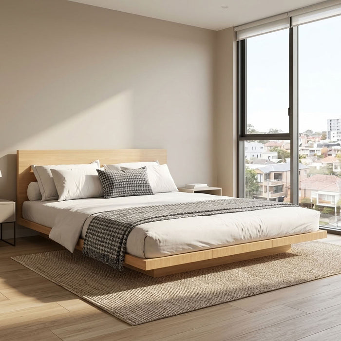 Fuji King Bed Natural