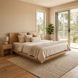 Fuji Queen Bed Natural