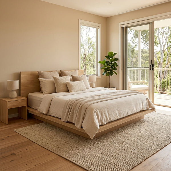 Fuji Queen Bed Natural