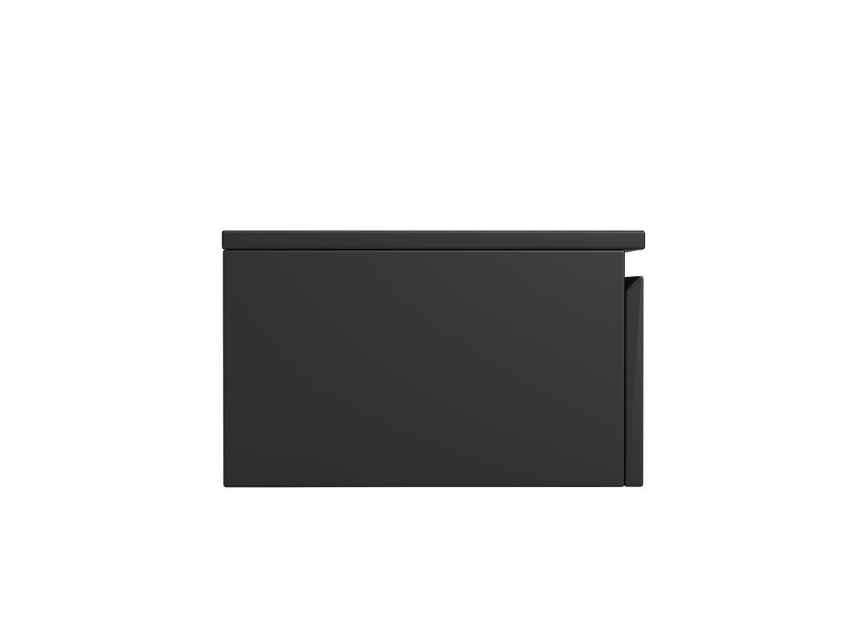 Modern black chair with powder-coated frame – durable metal chair – buy online in Australia