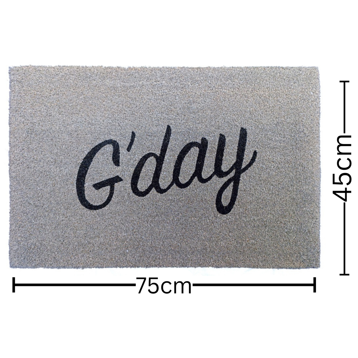 G’Day Coir Doormat 45x75cm – Australian Welcome Mat – Buy Online in Australia