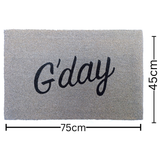 G’Day Coir Doormat 45x75cm – Australian Welcome Mat – Buy Online in Australia