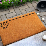 Ghar Natural Coir Doormat - Fab Habitat , Doormats, 