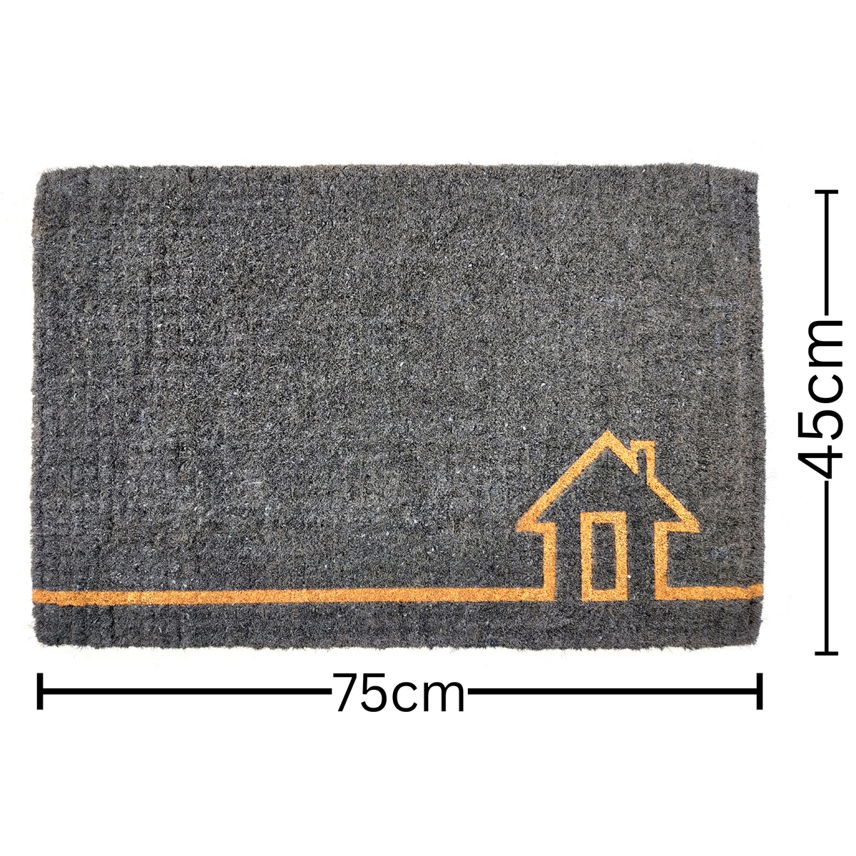 Ghar Grey and Natural Coir Doormats 45x75cm & 60x90cm – Buy Online in Australia