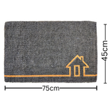Ghar Grey and Natural Coir Doormats 45x75cm & 60x90cm – Buy Online in Australia