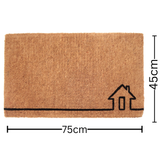 Ghar Natural Coir Doormat 45x75cm – Welcome Entry Mat – Buy Online in Australia
