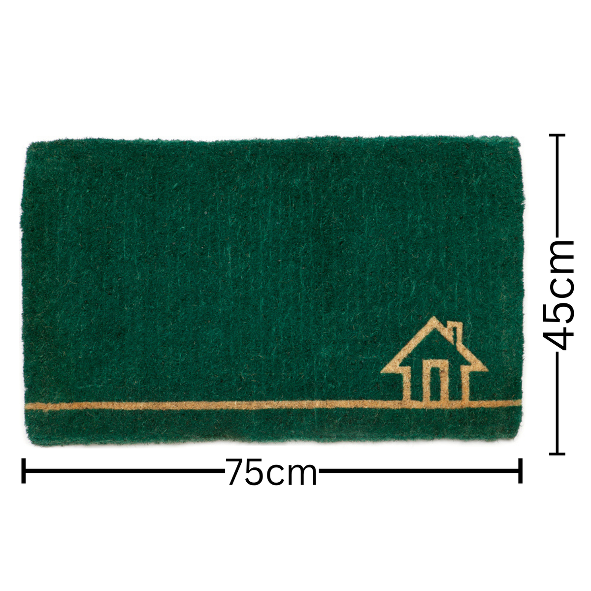 Ghar Teal 100% Coir Doormat