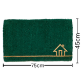 Ghar Teal 100% Coir Doormat