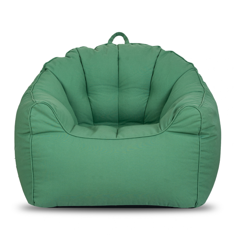 Atria Green Outdoor Bean Bag Umbrella Sofa with Handle