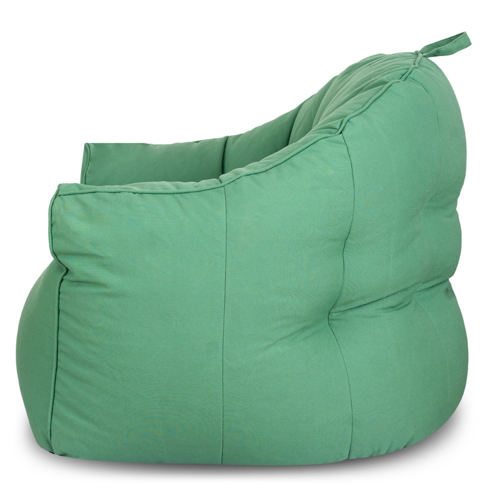Atria Green Outdoor Bean Bag Umbrella Sofa with Handle