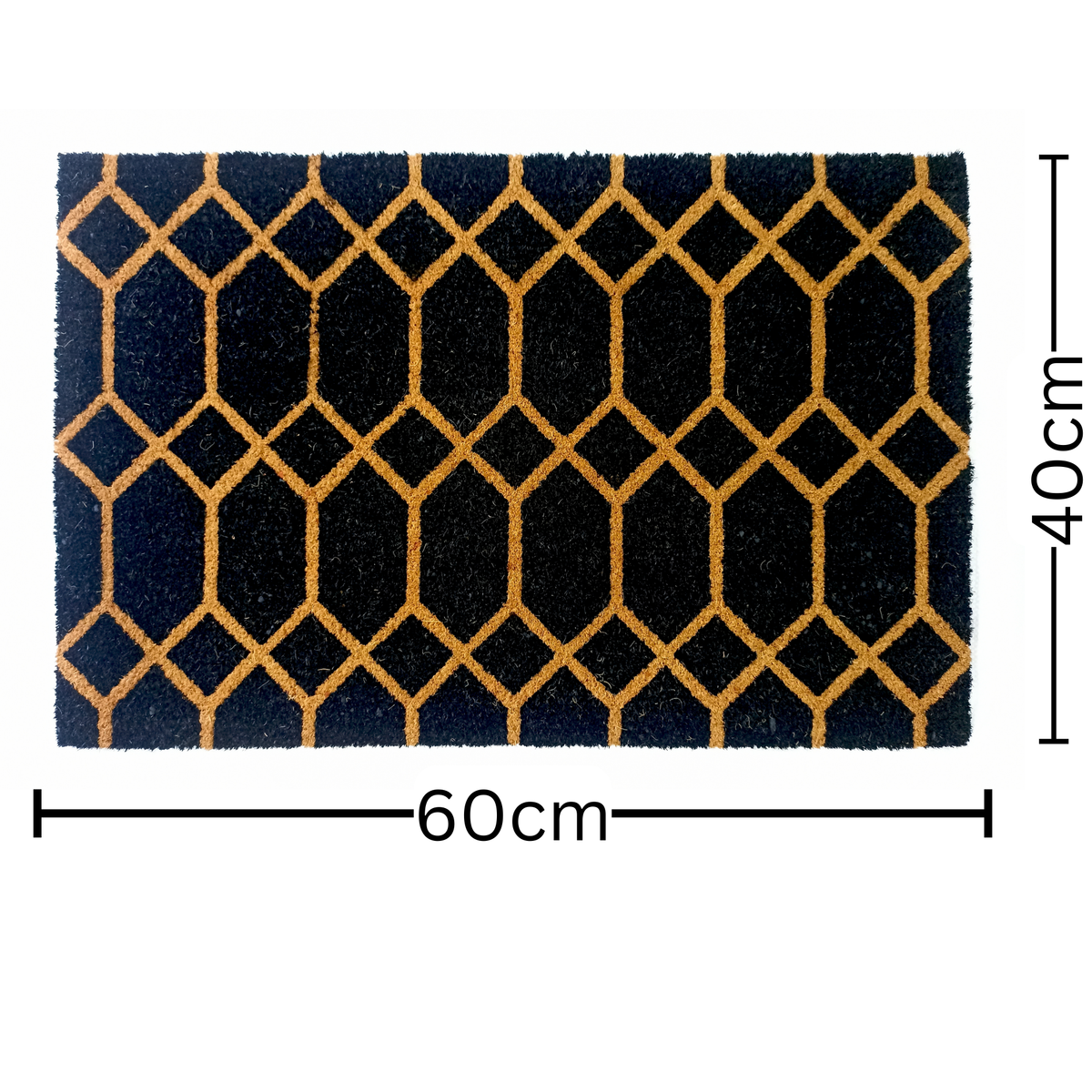 Grill pattern rug 40x60cm modern floor mat buy online in Australia