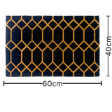 Grill pattern rug 40x60cm modern floor mat buy online in Australia