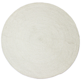 Hazel Cream Round PET Indoor Outdoor Rug